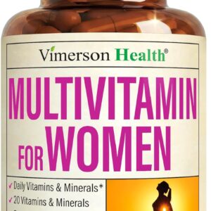 Multivitamin for Women with Methylated Vitamins and Chelated Minerals for Energy, Focus and Immune Health – Premium Daily Womens Multivitamins & Multiminerals – 60 Capsules