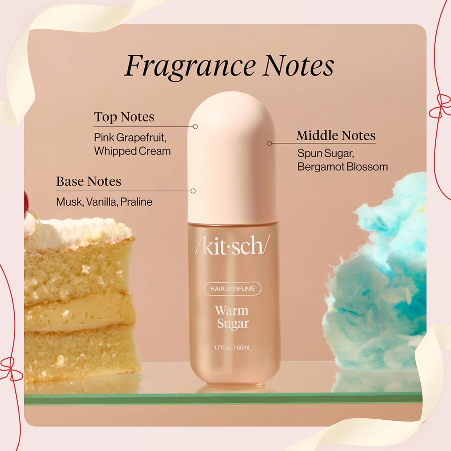 Kitsch Hair Perfume for Women- Warm Sugar and Oak & Amber | Clean, Deodorizing & Patented Odor-Eliminating Technology Hair Spray & Body Mist- Freshen Hair, Pillows | Ideal Gifts for Women - 50mL, 2pcs - Image 6