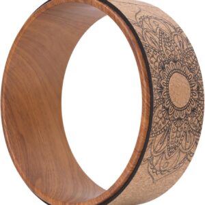 High Density PU Rubber Yoga Wheel for Stretching and Flexibility to Help Back Aches and Tension, Tear, Flexible Roller Designed, Extend Premium Back Roller