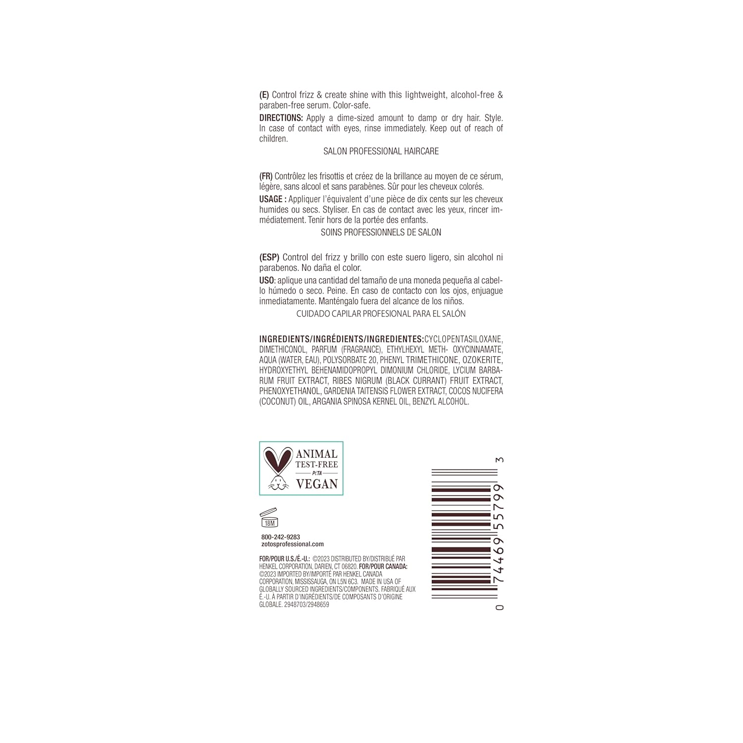 Bain de Terre Recovery Complex Anti-Frizz Shine Serum, Silky Shine & Frizz Control with Argan & Monoi Oils, Paraben-Free, Alcohol-Free, Color-Safe, Vegan - Image 7