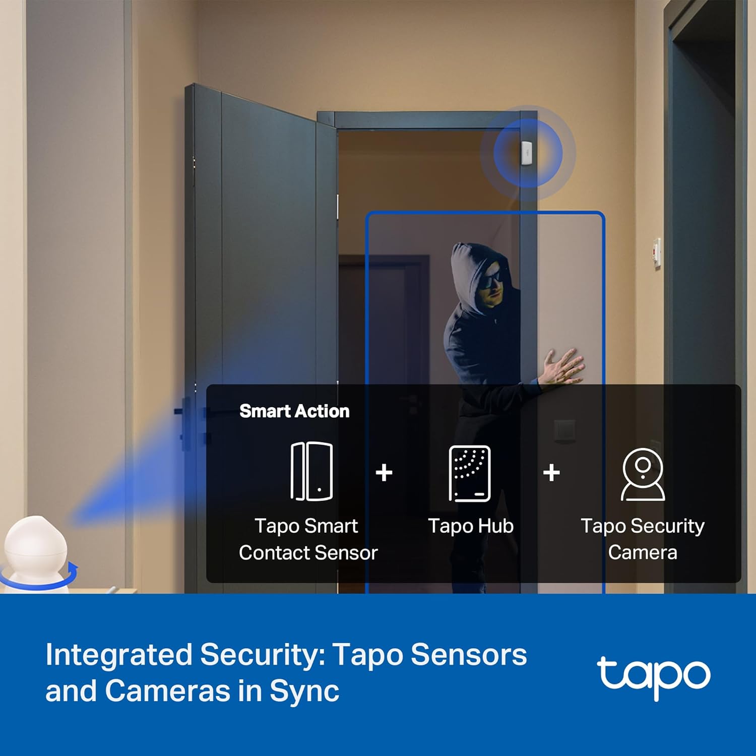 Tapo Door Sensor Starter KIT, Matter Compatible, 3X Smart Door Window Contact Sensor and 1x Smart Hub with Built-in Chime, Smart Automation, Real-Time Notification, T31 KIT - Image 5