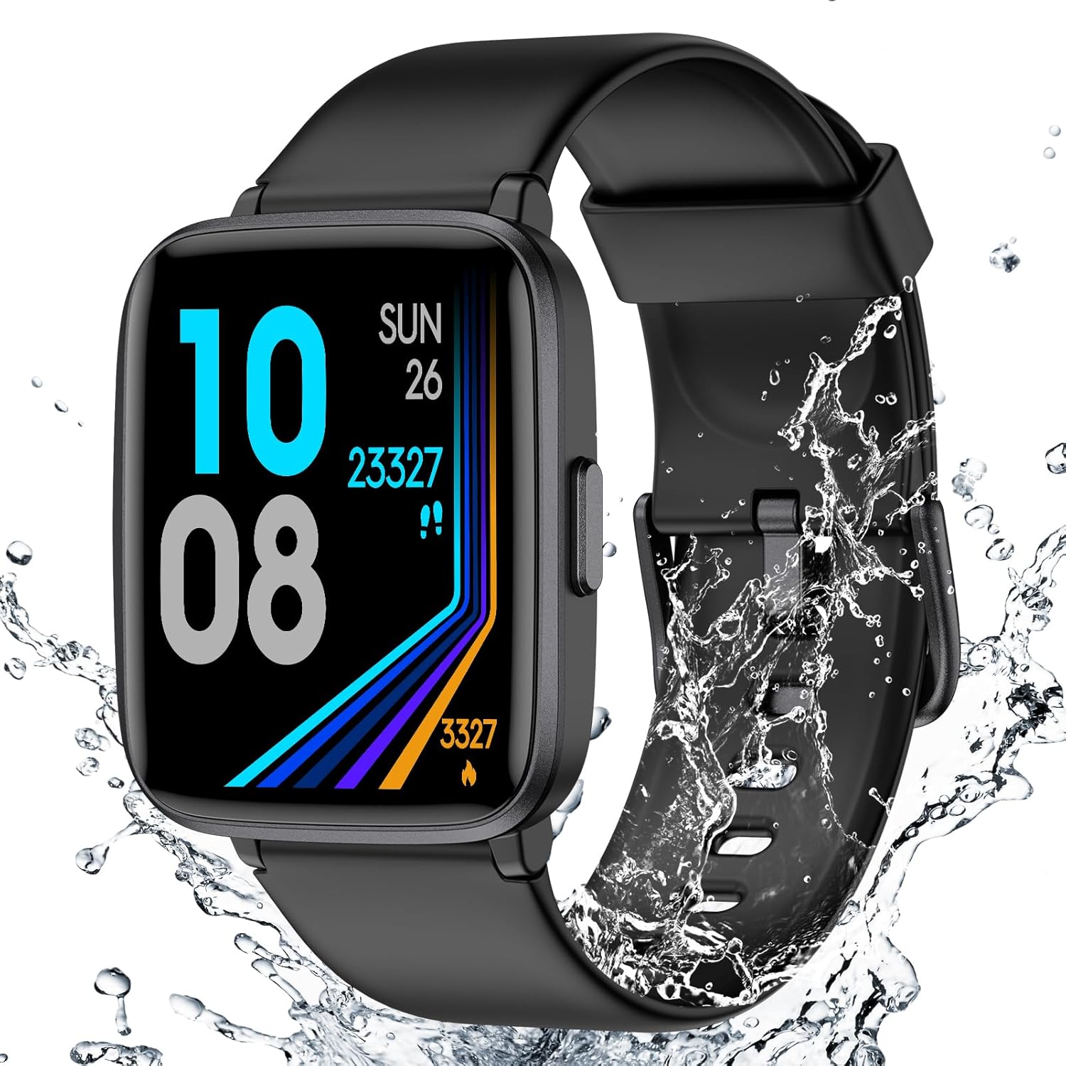 LIVIKEY Fitness Tracker Watch with Heart Rate Monitor, Activity Tracker with Pedometer, Sleep Monitor, Calories & Step Counter, IP68 Waterproof Smart Watches for Women Men Fitness Watch for Sports - Image 8