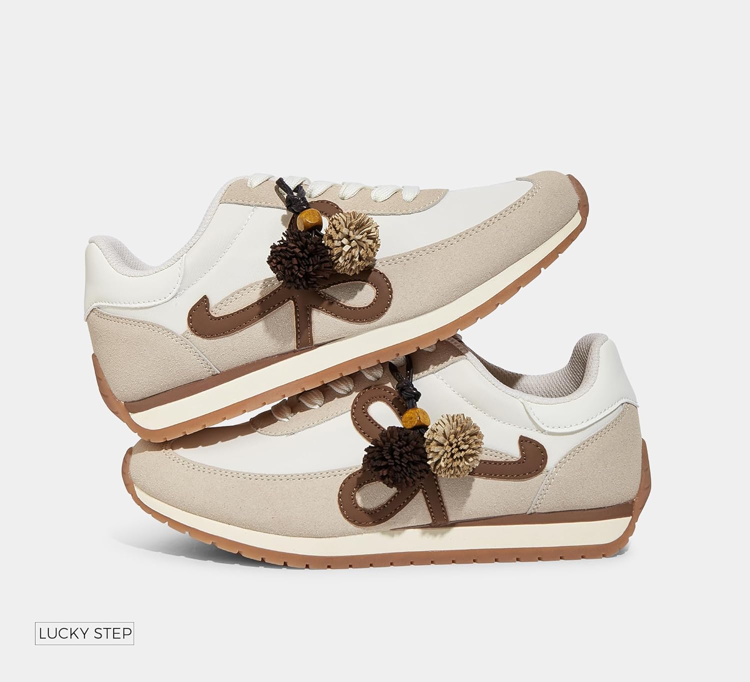 LUCKY STEP Women's Fashion Sneakers Trendy Stylish Low Top Classic Retro Casual Ladies Comfortable Running Walking Shoes - Image 7