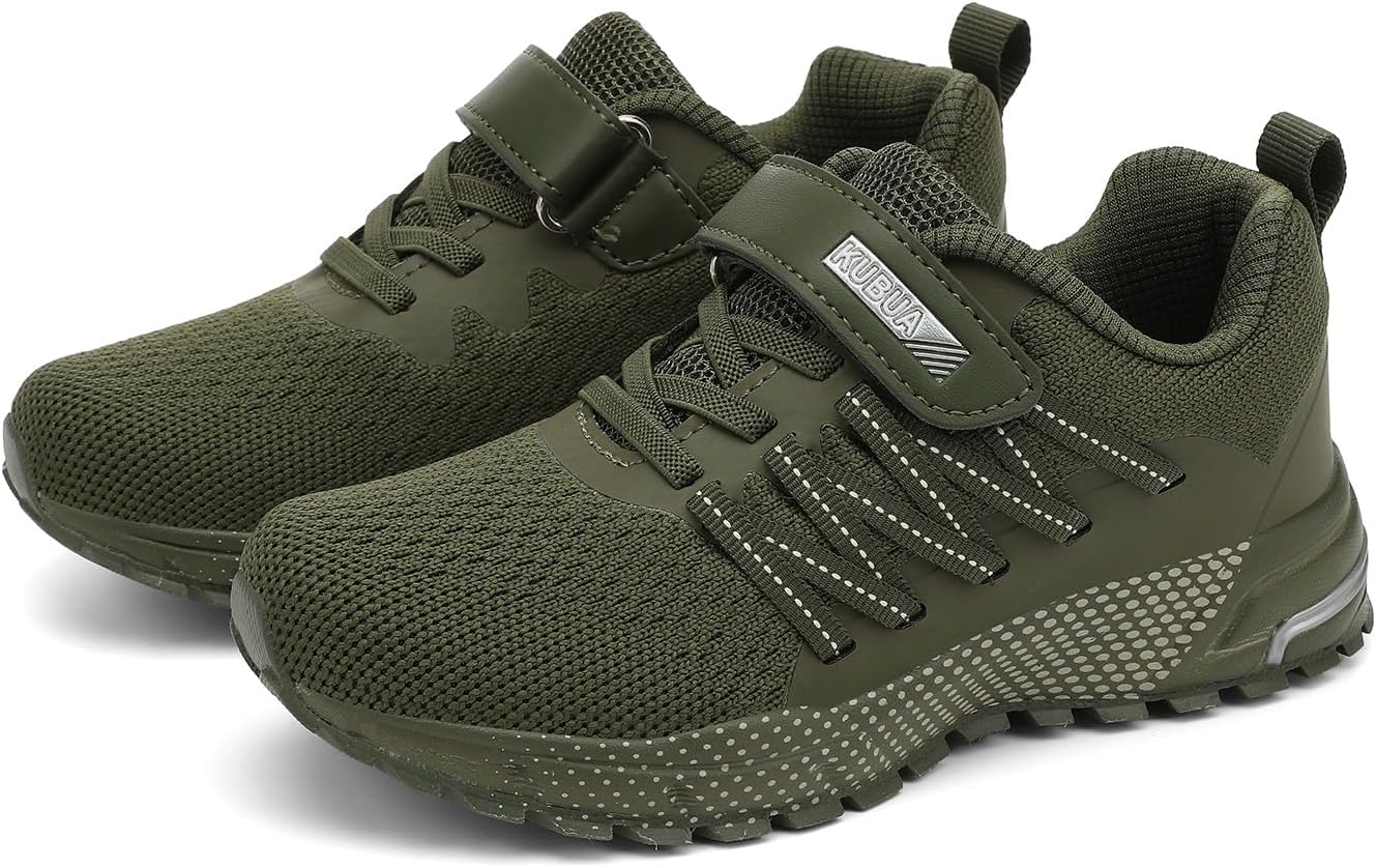 KUBUA Kids Sneakers for Boys Girls Running Tennis Shoes Lightweight Breathable Sport Athletic - Image 7