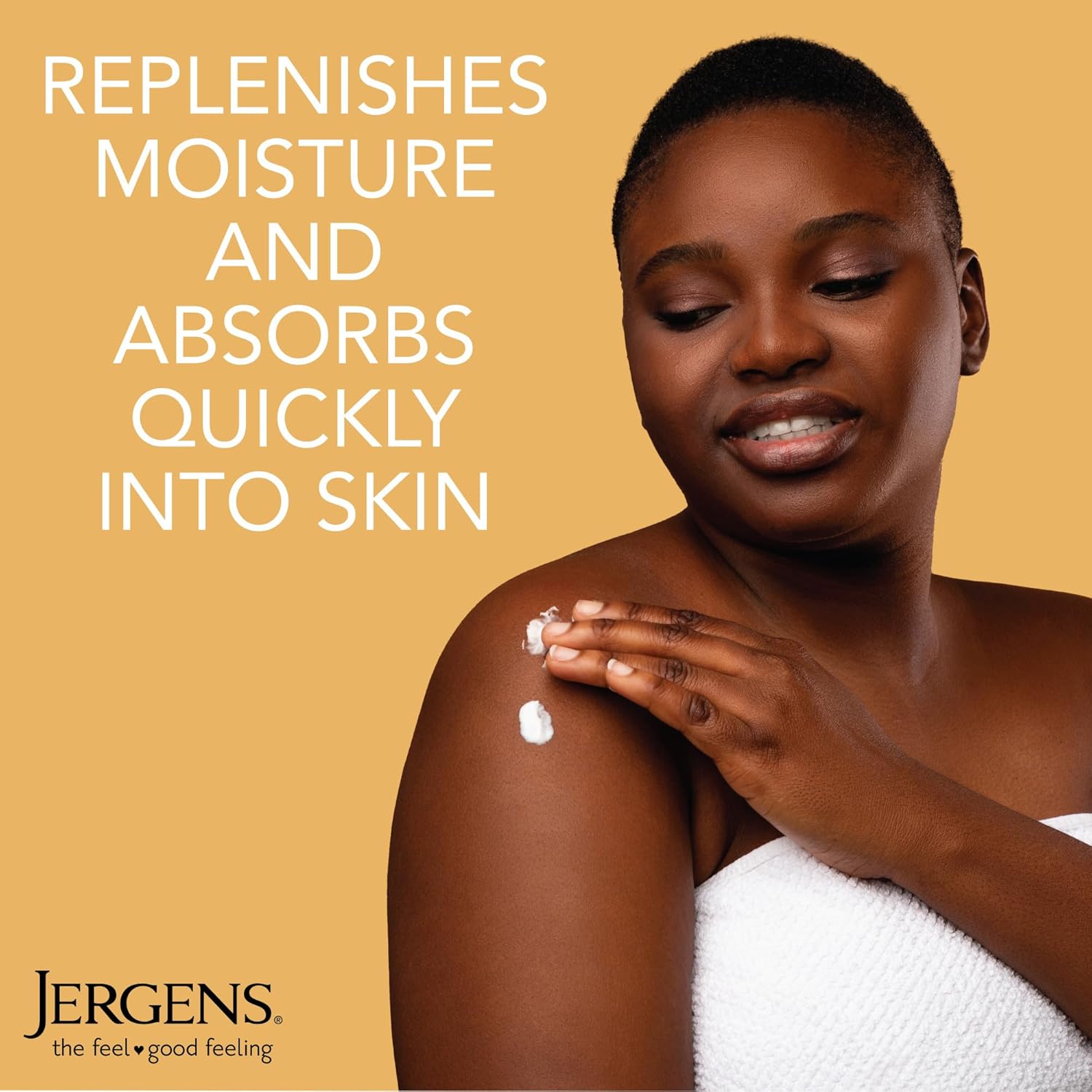 Jergens Skin Firming Body Lotion for Dry to Extra Dry Skin, Skin Tightening Cream with Collagen and Elastin, Dermatologist Tested, Hydralucence Blend Formula, 16.8 Oz - Image 2