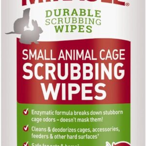 Nature’s Miracle Small Animal Cage Scrubbing Wipes 30Ct
