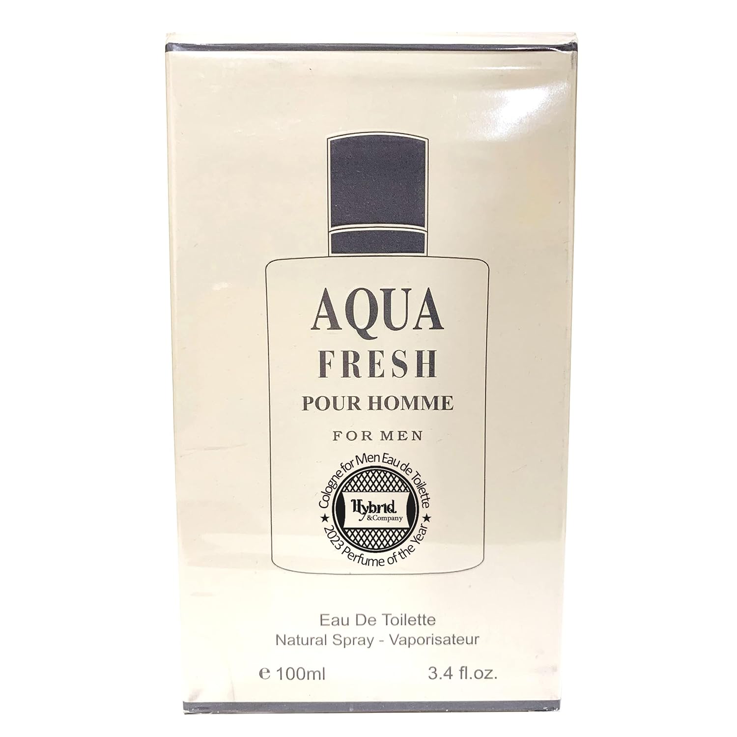 Hybrid & Company Aqua Fresh Cologne for Men Eau De Toilette Natural Spray Masculine Scent, 3.4 Fl Oz - Image 6