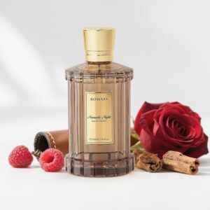 ROMASS Nomadic Night Eau de Parfum Spray – 3.4oz/100ml, Unisex Fragrance with Smoked Oud, Desert Sage, Rose & Raspberry Notes, Warm Woody Scent