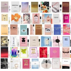 Tradeberry Perfume High End Designer Fragrance Sampler Set for Women – (Pack of 5 Sample Vials)