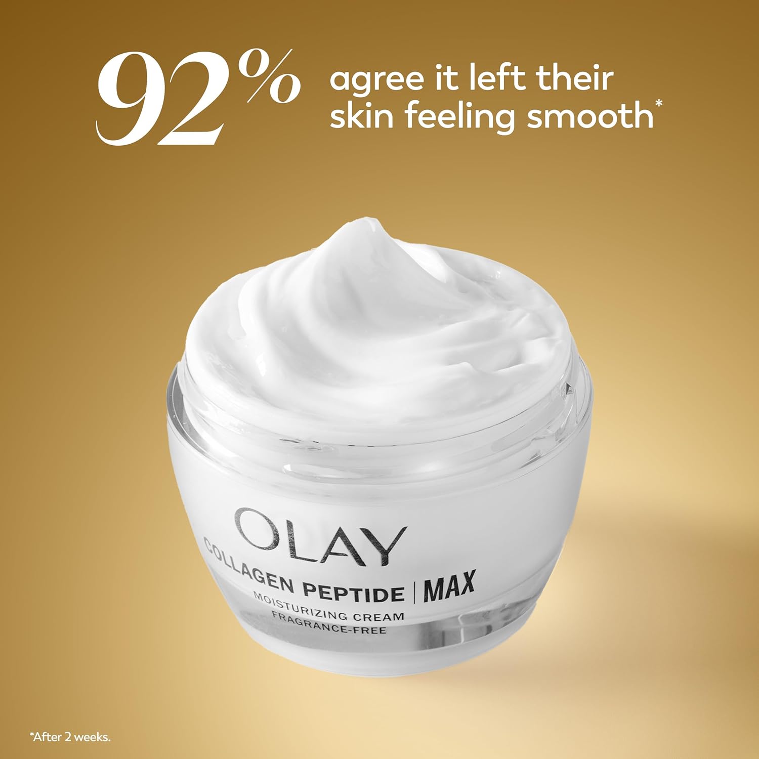 Olay Collagen Peptide Face Moisturizer, Firming Cream for Women, Fragrance-Free, Non-Greasy - Hydrating, Anti-Aging, Anti-Wrinkle, Smoothing of Fine Lines, Tightening Skin Care - Niacinamide, 1.7 Oz - Image 7
