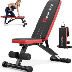 95% Pre-assemble Adjustable Weight Benches for Home Gym, 9 Backpad Positions Workout Bench, 660lb Compact Bench Press for Small Space(1Sec Fast Folding)