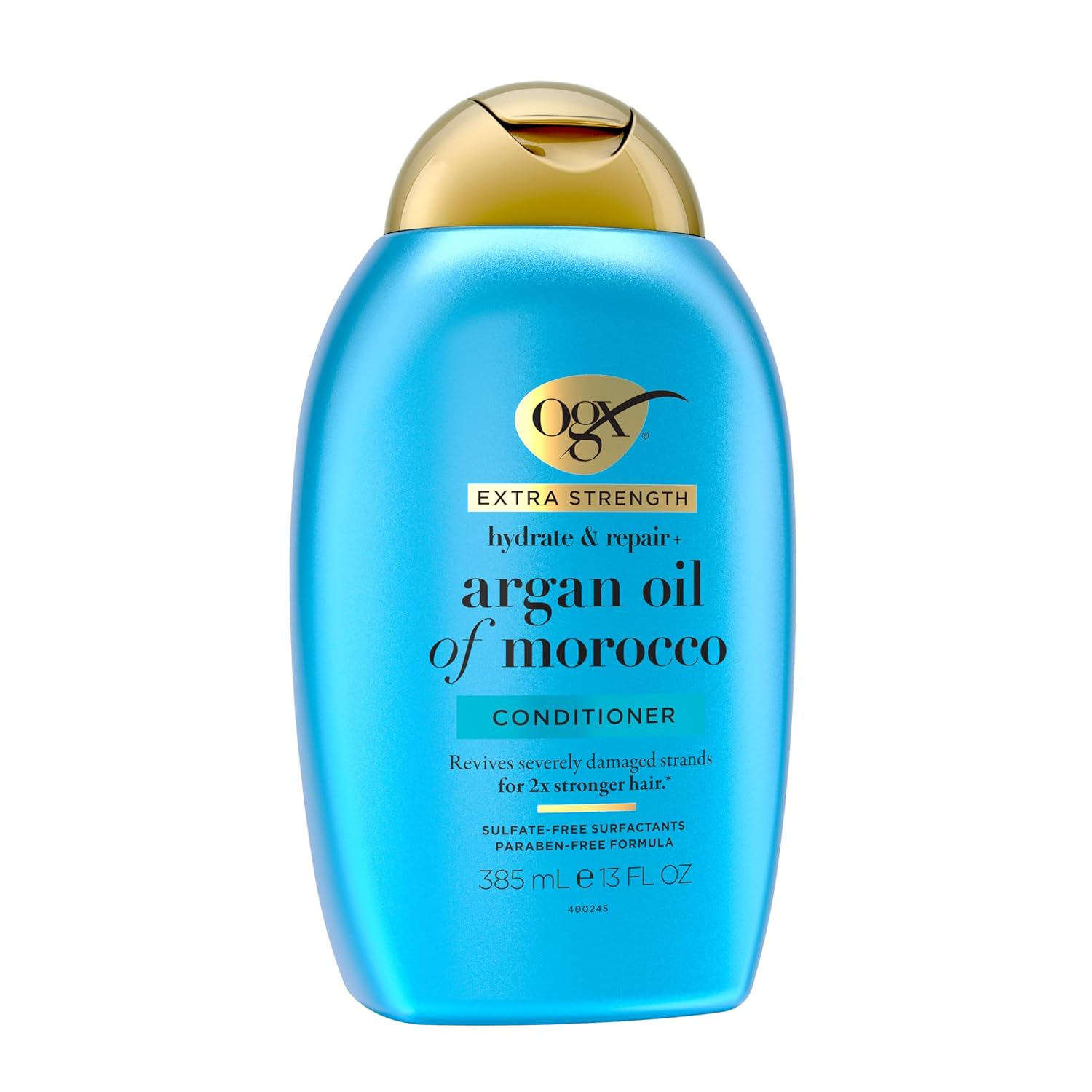 OGX Extra Strength Hydrate & Repair + Argan Oil of Morocco Conditioner for Dry, Damaged Hair, Cold-Pressed Argan Oil to Moisturize Hair, Paraben-Free, Sulfate-Free Surfactants, 13 Fl Oz - Image 7