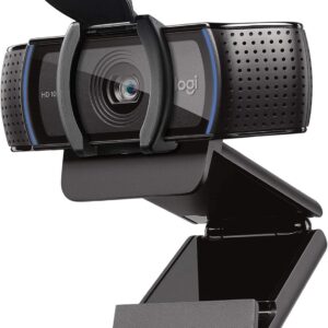 Logitech C920e HD 1080p Mic-Enabled Webcam, Certified for Zoom, Microsoft Teams Compatible, TAA Compliant