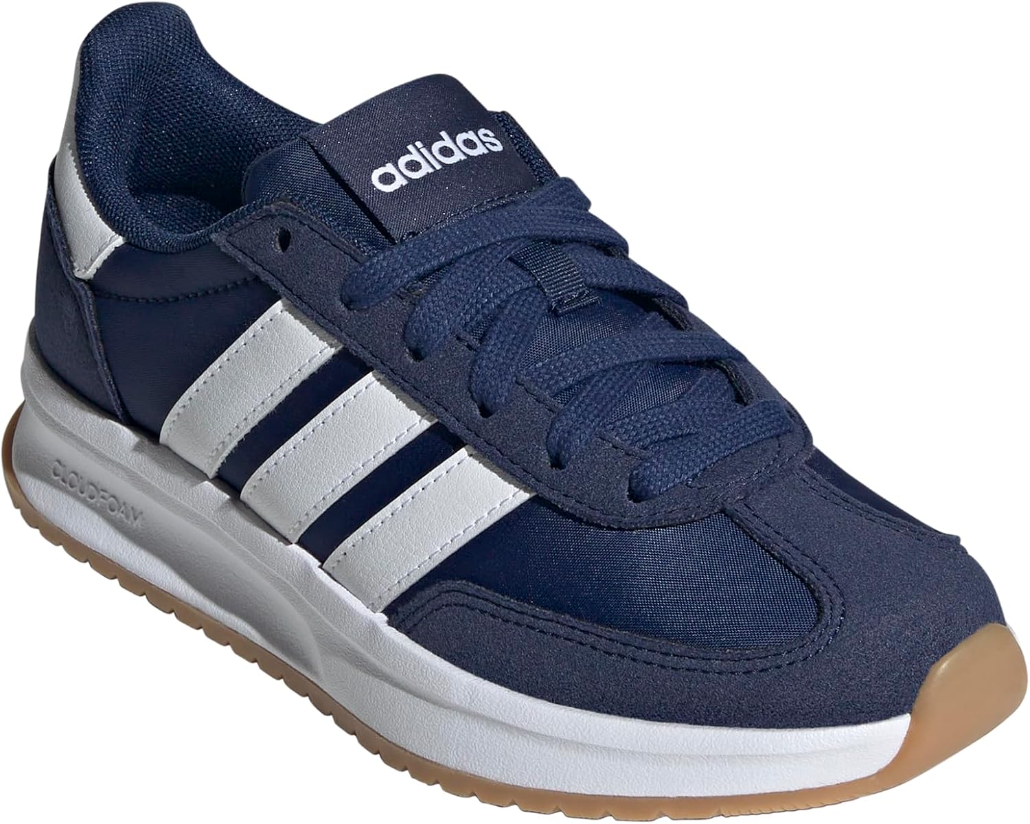adidas Kids Girls Run 70S 2.0 Lace Up Sneakers Shoes Casual - White - Image 7