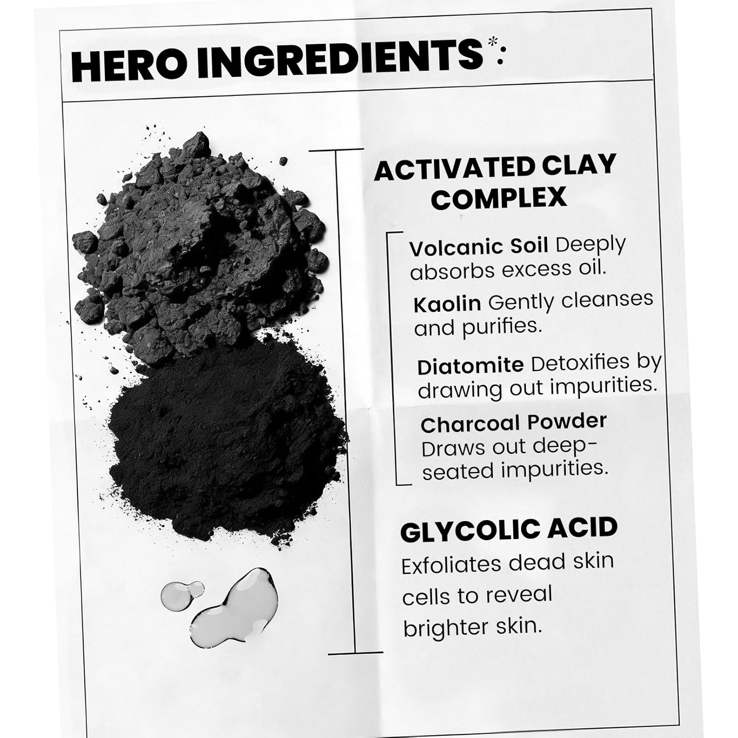Clay Mask Stick, Deep pore Cleansing, Exfoliator Blackhead Remover Pore Cleanser Gentle Exfoliation Skin Brightening, Hydrating & Moisturizing Face Mud Mask for All Skin Types, Men & Women (Gray) - Image 4