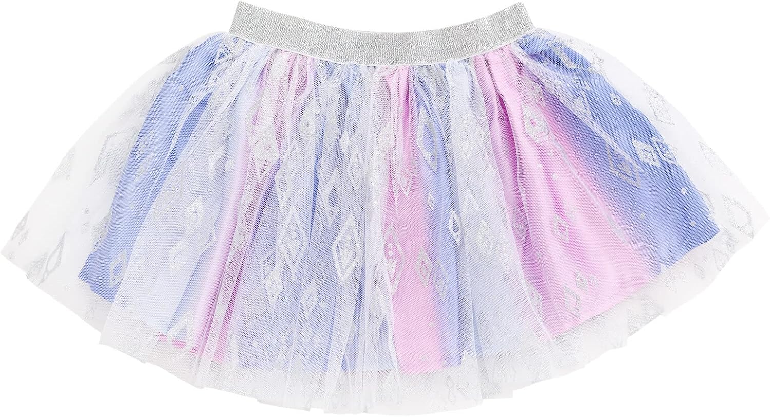 Disney Princess Moana Frozen Girls T-Shirt Tulle Mesh Skirt and Scrunchie 3 Piece Outfit Set Toddler to Big Kid - Image 5