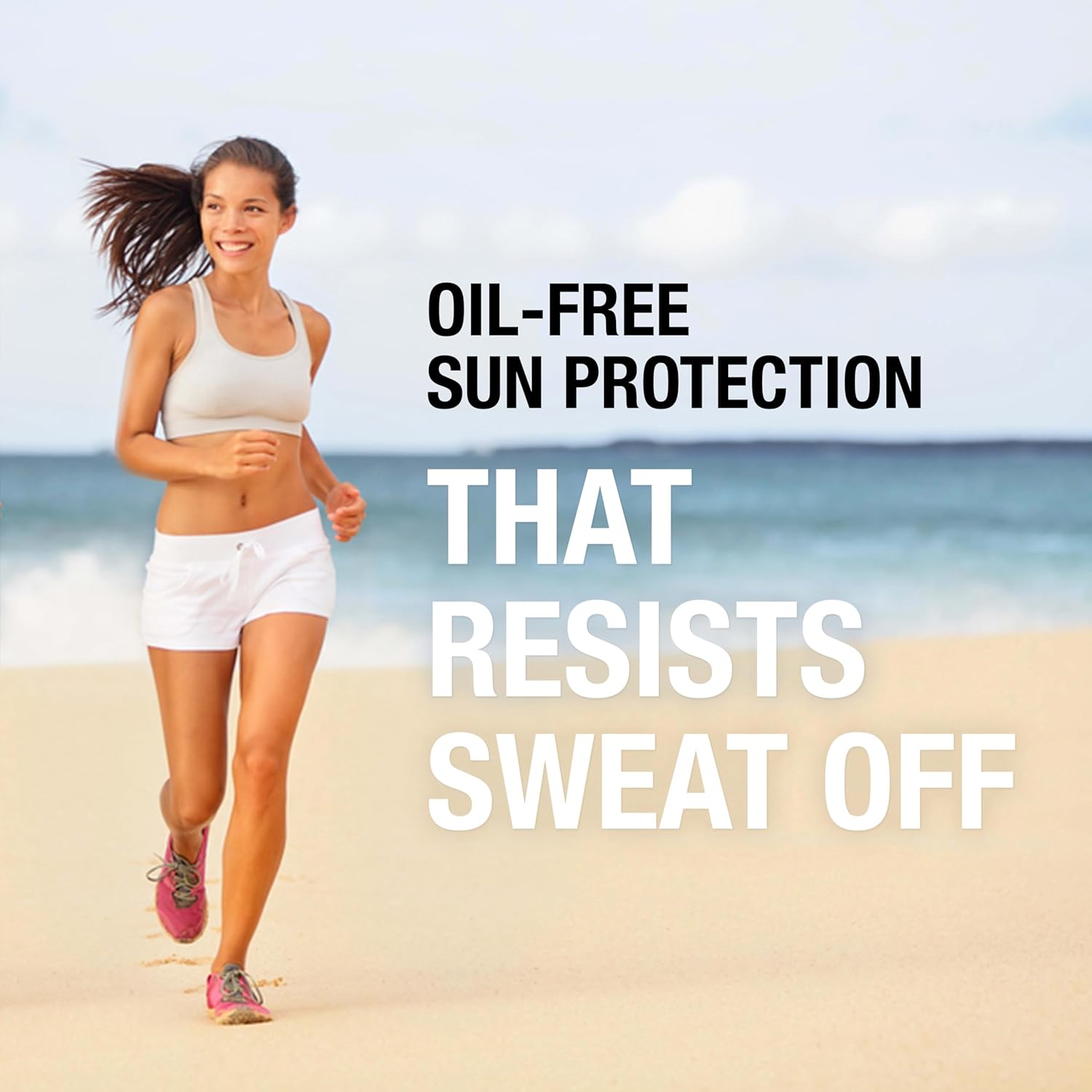 Neutrogena Sport Face Sunscreen SPF 70+, Oil-Free, 2.5 fl oz, Sweat & Water-Resistant, Broad-Spectrum UVA/UVB, Nourish & Restore Skin Balance, Oxybenzone Free Sunscreen For Face - Image 4