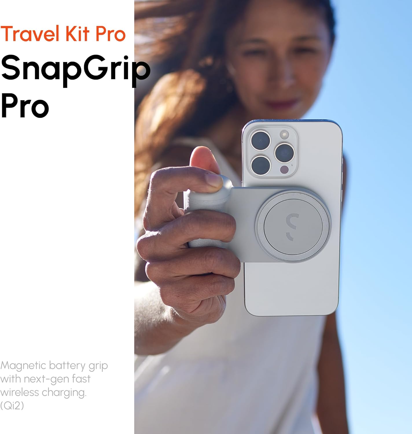 ShiftCam Travel and Creator Kit – MagSafe-Compatible Mobile Creator Bundle for iPhone and Android, Compact Phone Grip, Adjustable LED Light, Extendable Bluetooth Tripod for Vlogging - Travel Kit Pro - Image 3