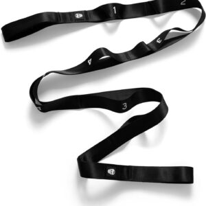 Gymreapers Stretching Strap with Loops – Yoga Straps for Stretching – Physical Therapy Equipment & Leg Exercise Stretch Band for Men & Women