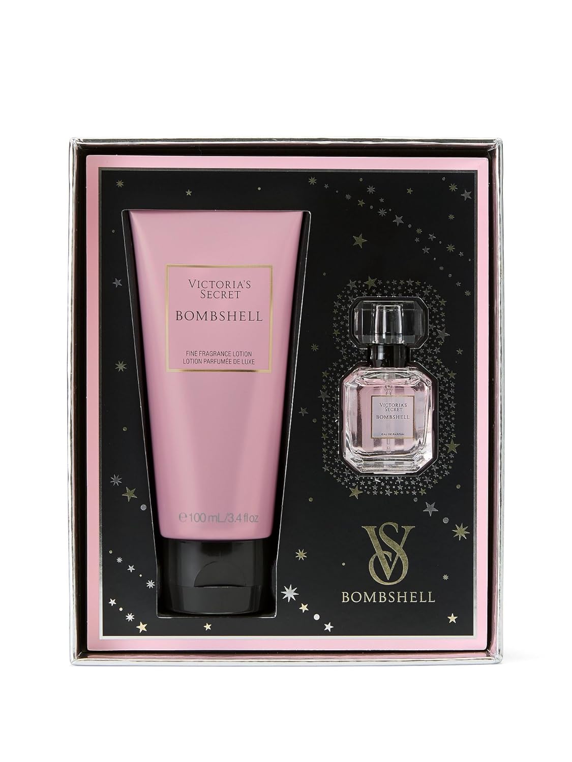 Victoria's Secret Bombshell Mini Fragrance Duo Gift Set, Eau de Parfum & Travel Lotion - Image 4