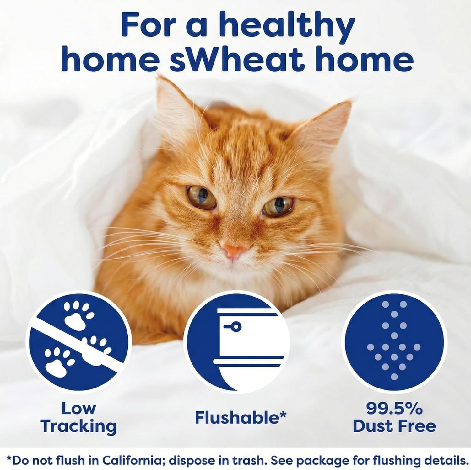 sWheat Scoop Triple Action Natural Wheat Cat Litter Odor Guard Technology, 3X Stronger Clumping, Super Absorbtion, 99.5% Dust Free Performance, 14 Pounds - Image 7