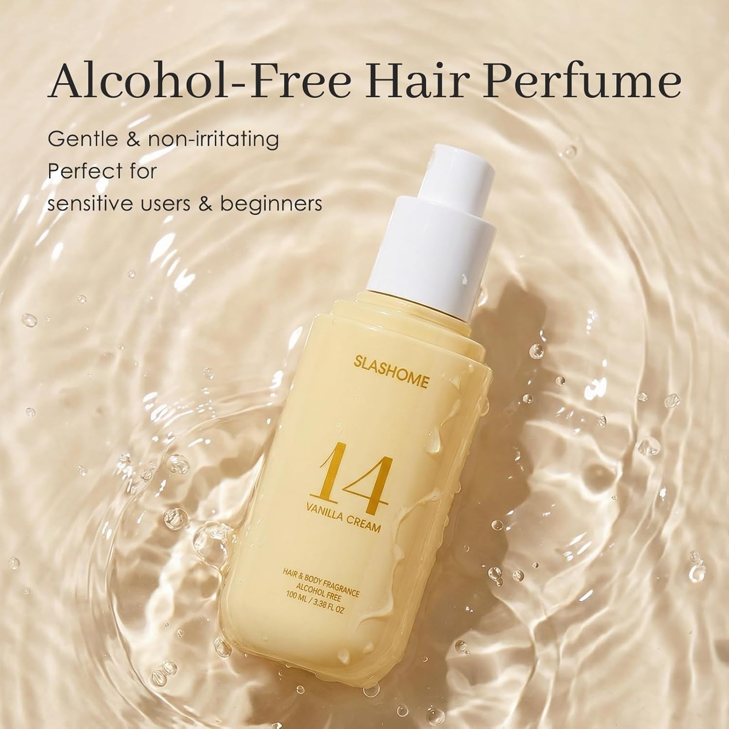 Hair Perfume for Women – Vanilla Cream, Alcohol-Free Soft & Moisturizing Hair & Body Mist, Long-Lasting Clean Fragrance for Hair, Wigs & Fabric, Mother’s Day & Birthday Gift, 100ml / 3.38 fl oz - Image 4