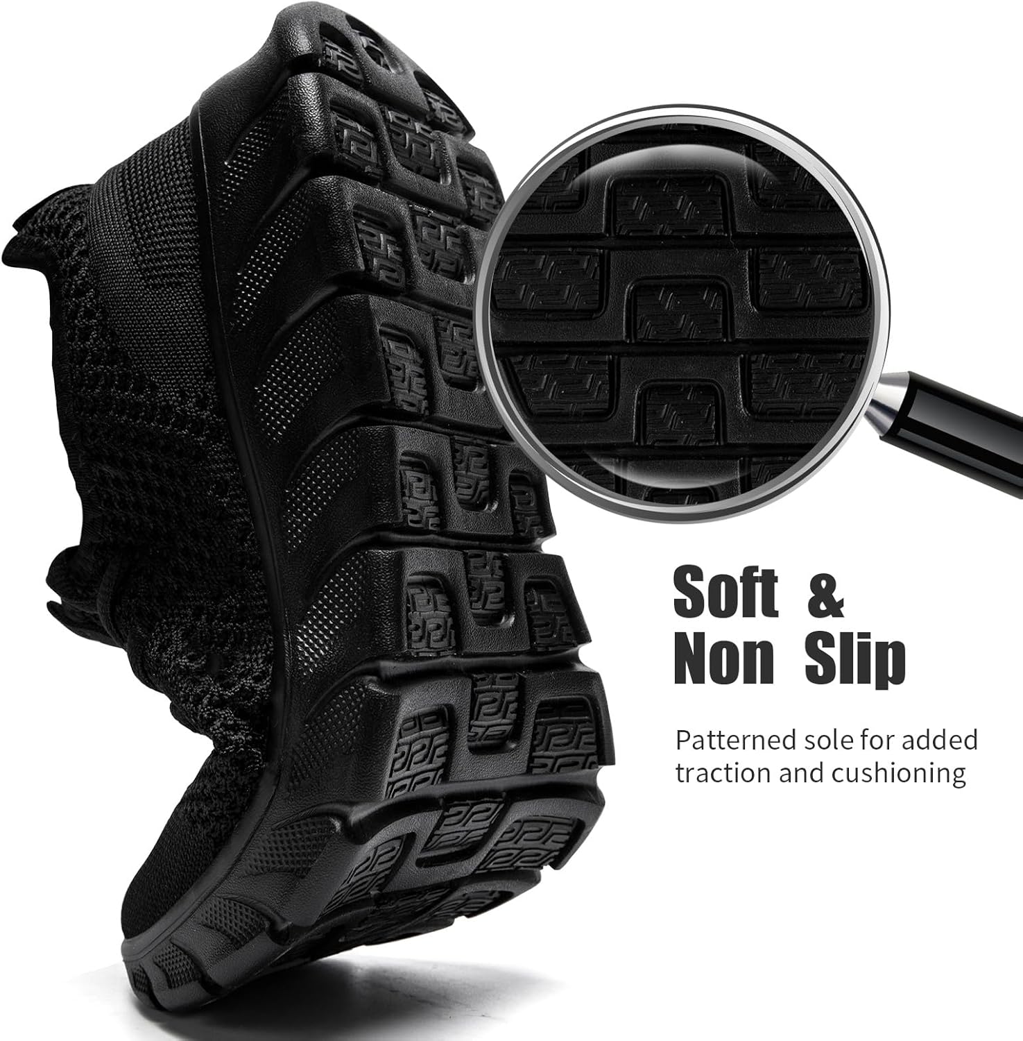Mens Running Shoes Slip On Tennis Walking Sneakers Workout Athletic Lightweight Casual Sport Shoes - Image 5