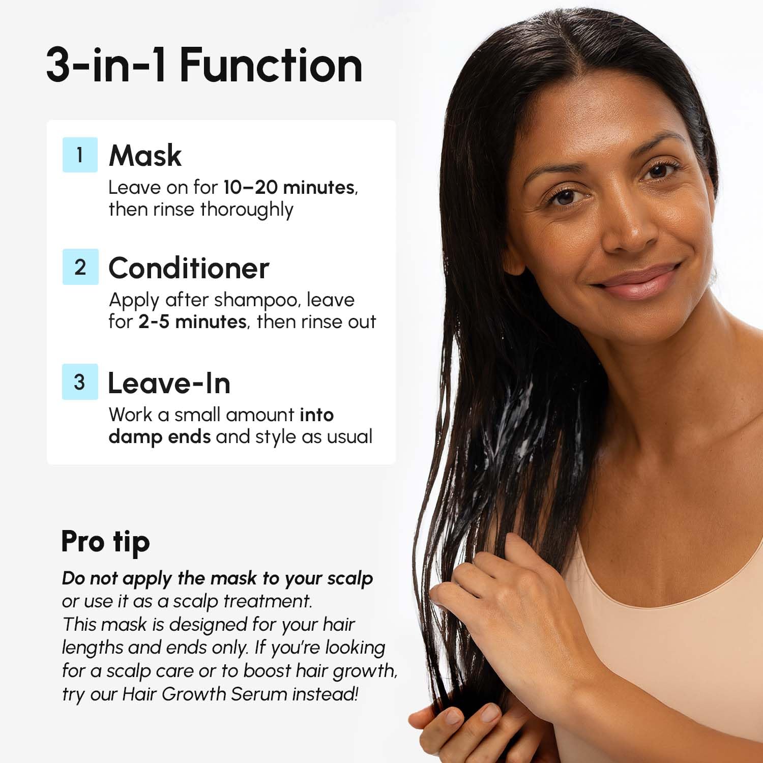 MAREE Deep Conditioning Hair Mask for Damaged Hair Treatment – Keratin Hair Care for Hydrating Growth Repair Moisturizing – Dry Curly Color Refreshing – Tratamiento Mascarilla Para el Cabello Seco - Image 10