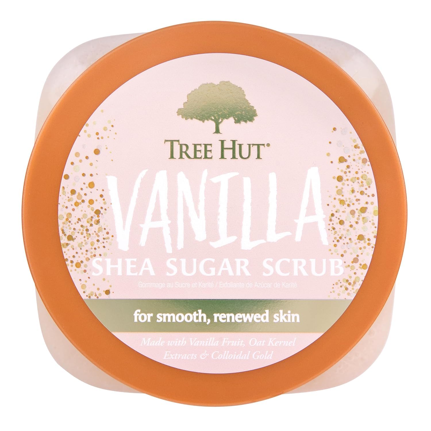 Tree Hut Vanilla Body Scrub, Exfoliating & Hydrating Sugar Scrub with Shea Butter & Essential Oils, Smooth Skin, Body Exfoliator For All Skin Types, Self Care Gifts for Women, Vegan, 18 Oz - Image 2