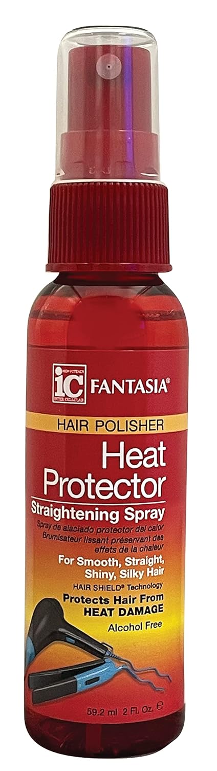 Fantasia IC Heat Protector Straightening Spray 2 oz (Pack of 3)