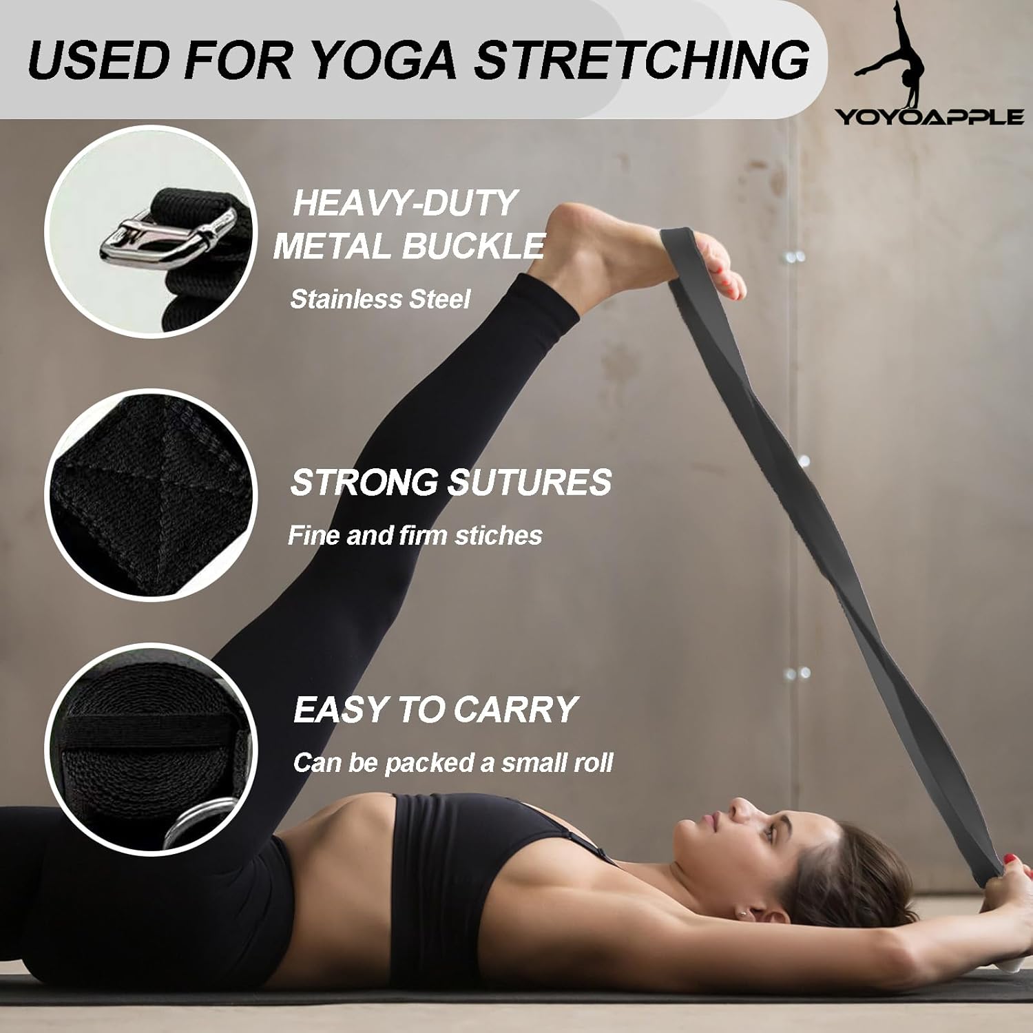 at Home Pilates Essentials Kit for Women,11pcs Pilates Kit for Home Workouts Women,Pilates Kit for Home Workouts Women,Pilates Ball and Ring Set,Pilates Accessories for Home Workouts - Image 6