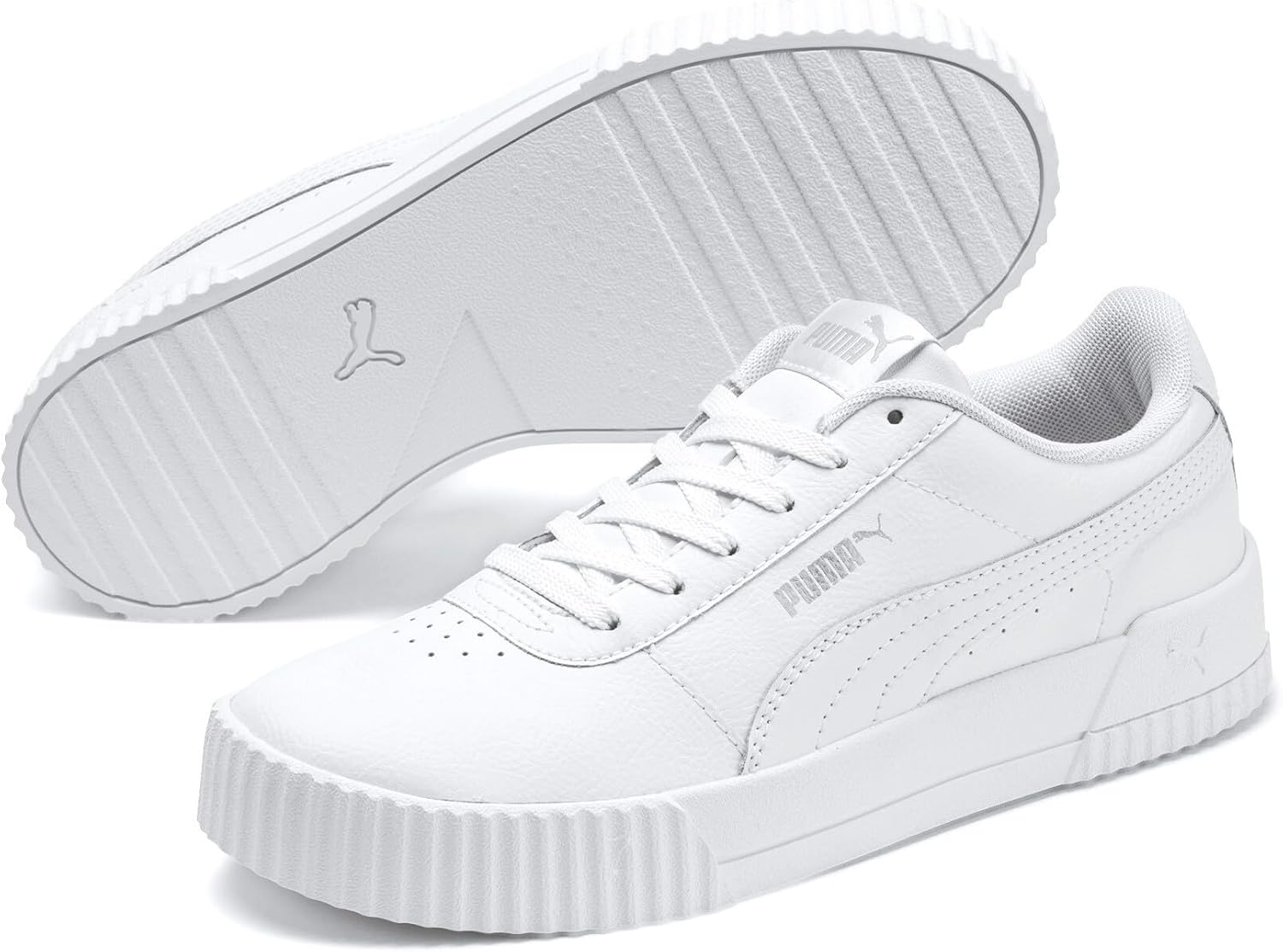 PUMA Women's Carina Leather Sneaker - Image 2