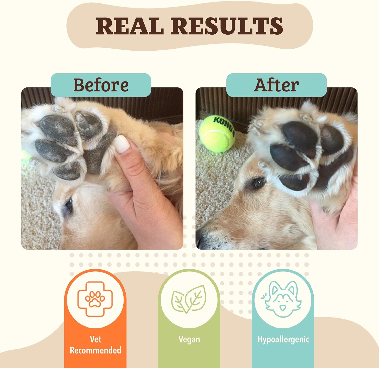 Natural Dog Company Paw Soother Balm & Wax - Dog Paw Balm & Moisturizer for Dry, Cracked Paw Pads, Helps Moisturize & Condition Winter-Worn Paws, Coconut Oil & Calendula, Daily Paw Care, 0.15 oz Stick - Image 2