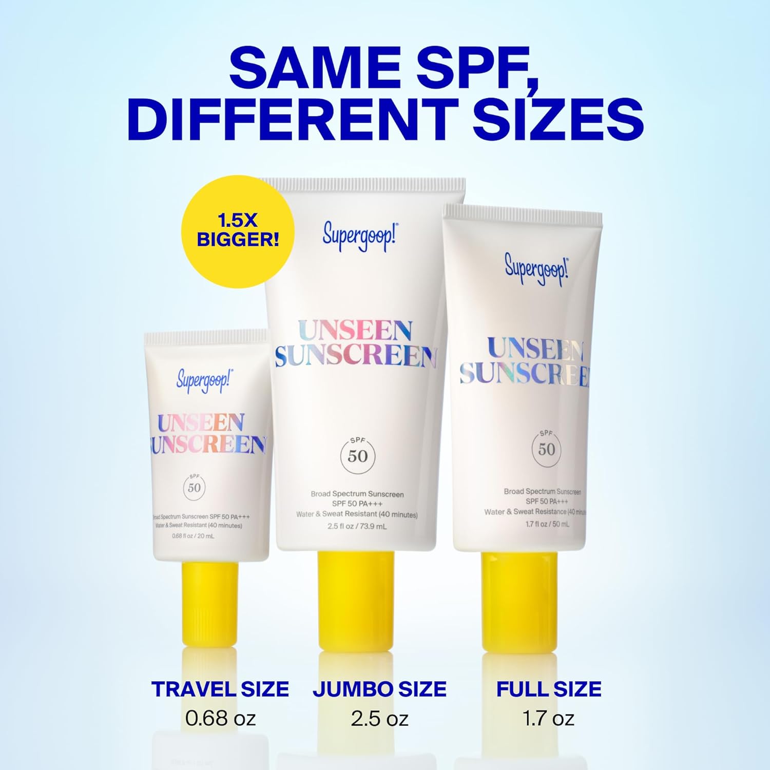Supergoop! Unseen Sunscreen - Clear & Invisible Face Sunscreen + Broad Spectrum + Makeup-Gripping Primer - Weightless, Scentless, Oil Free - For All Skin Types & Tones - Image 8