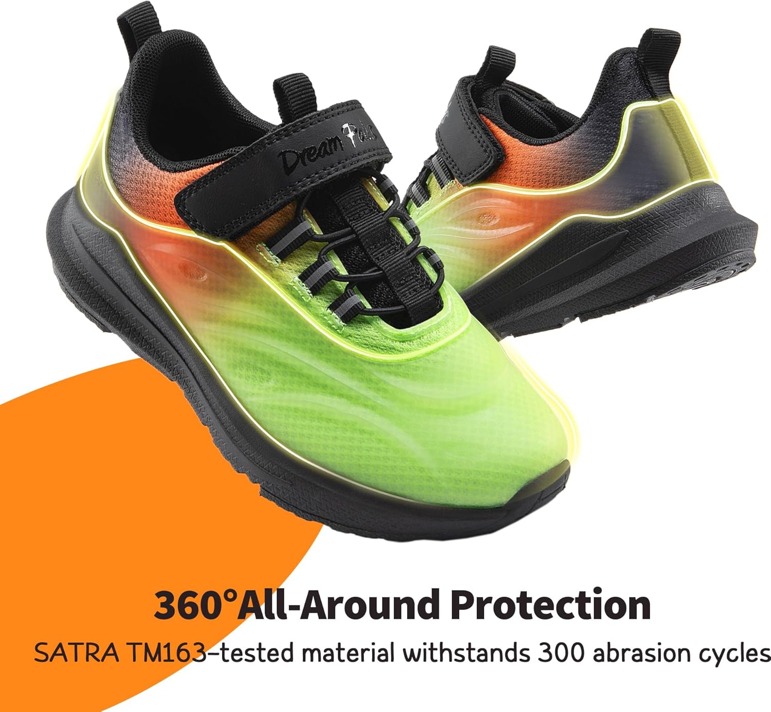 DREAM PAIRS Boys Girls Shoes Kids DuraPlay Tennis Running Athletic Protective Walking Sneakers for Little/Big Kid - Image 4