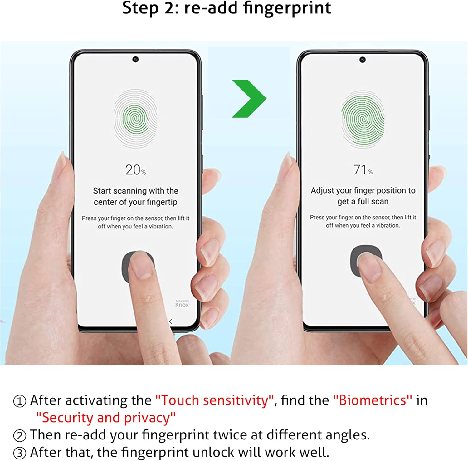 Ailun Tempered Glass Screen Protector for Galaxy S22 - 3 Pack Screen Protectors + 3 Pack Camera Lens Protectors - Fingerprint Unlock Compatible, Clear Case Friendly - Image 3