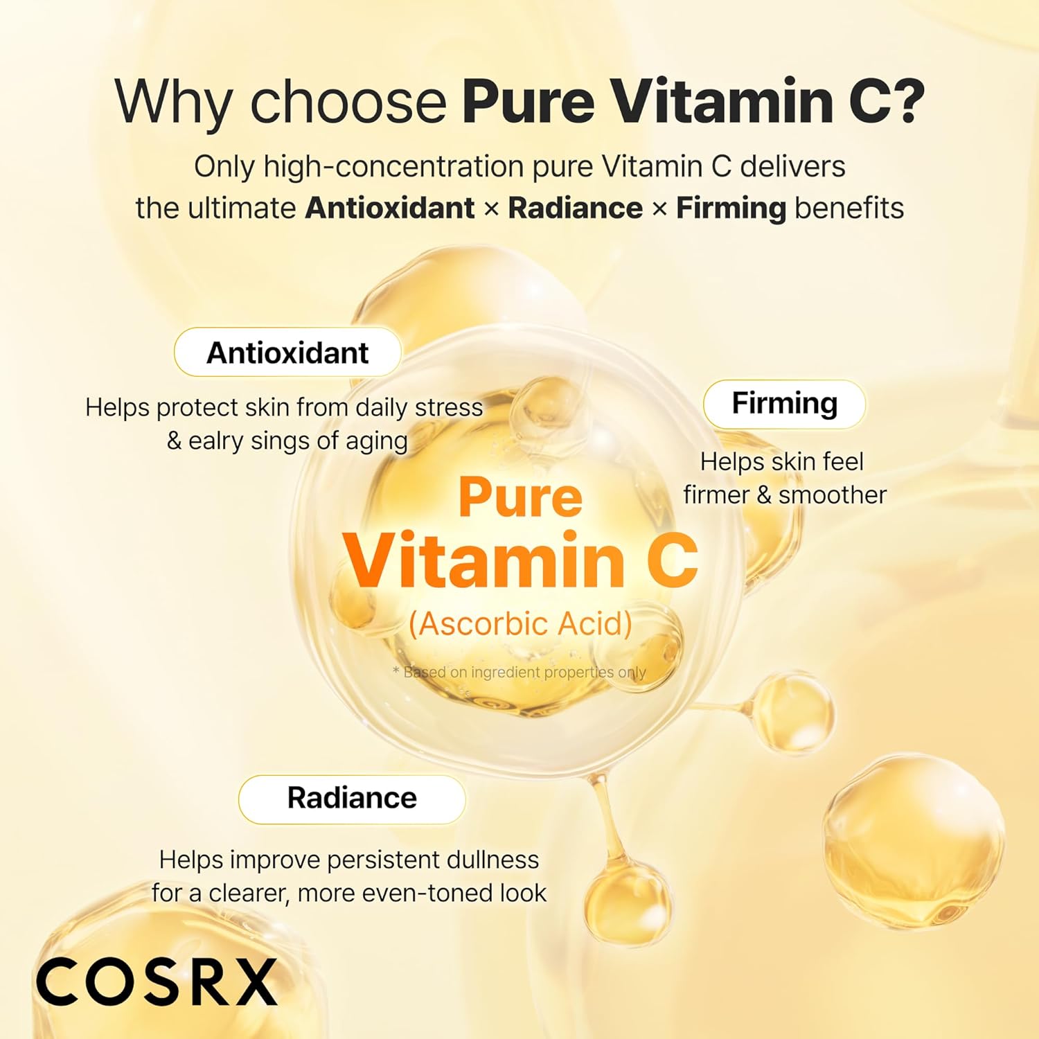 COSRX Advanced Pure Vitamin C 23% Serum with Vitamin E & Glutathione, Korean Vitamin C Serum for Fine Lines, Uneven Skin Tone & Dull Skin, 0.7oz, Korean Skin Care - Image 4