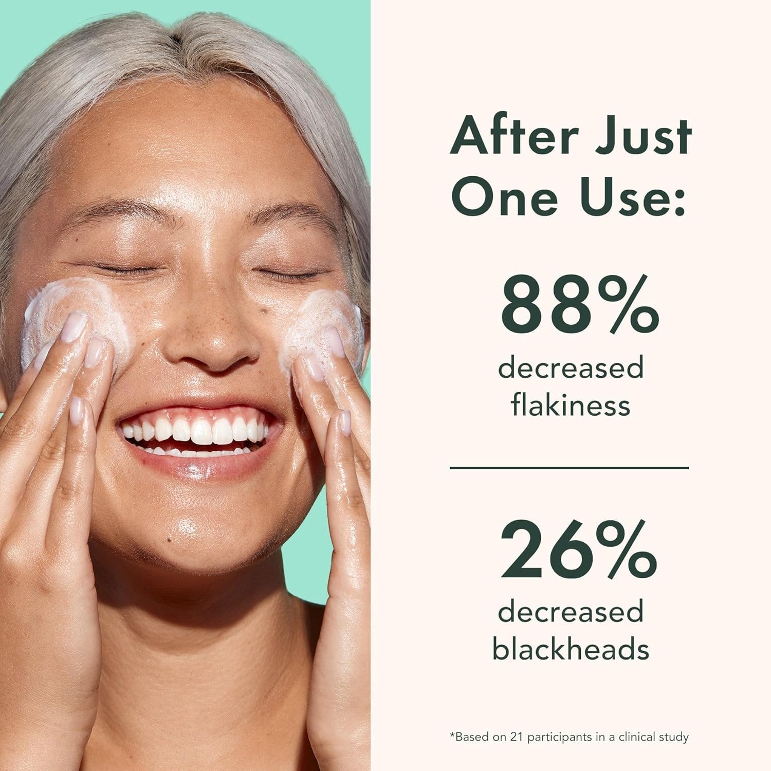 Rael Miracle Clear Facial Cleanser – Makeup Remover, Daily Face Wash, Gentle Deep Pore Cleansing Korean Skin Care for Oily & Combination Skin (Exfoliating Cleanser, 5.1 fl. oz) - Image 5
