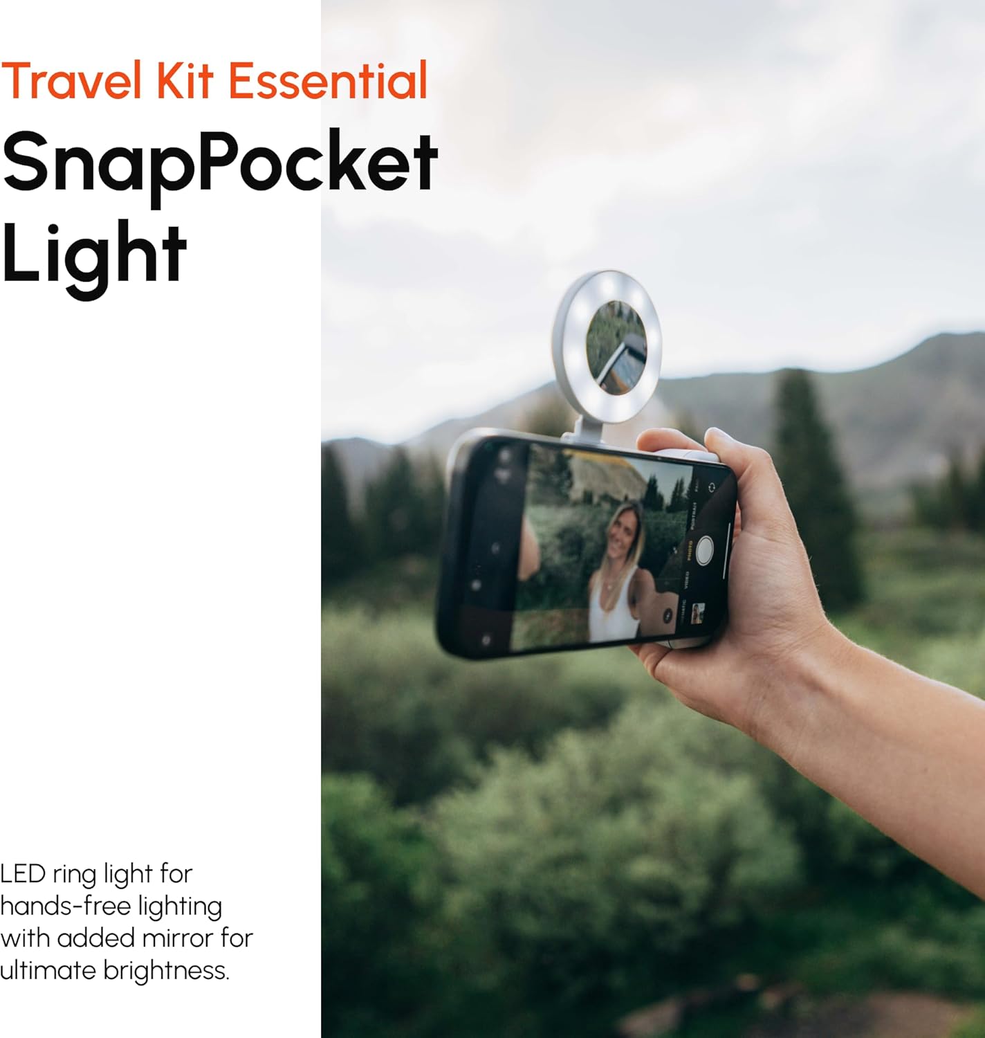 ShiftCam Travel and Creator Kit – MagSafe-Compatible Mobile Creator Bundle for iPhone and Android, Compact Phone Grip, Adjustable LED Light, Extendable Bluetooth Tripod for Vlogging - Image 4