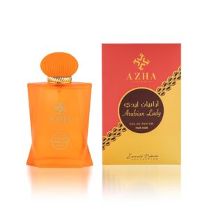 Azha Perfumes Emerald Nebula Arabian Lady Eau de Parfum for Women, 3.4 Fl Oz / 100 mL, Long Lasting Arabian Perfume Spray, Fruity Floral Amber Fragrance with Apple, Peach, Pineapple, Luxury Scent