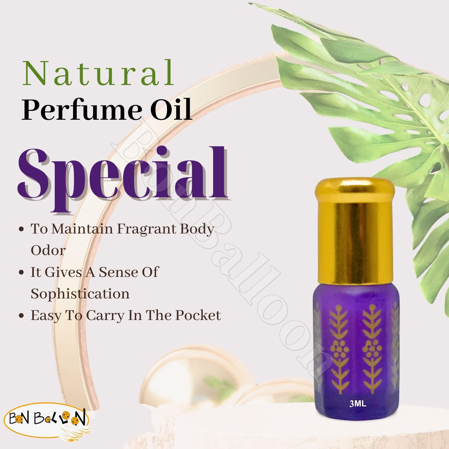 Natural Perfume Lebanese Oud Arabian Alcohol Free Attar Arabic Perfumes Musk Arab Fragrance Oriental Scent Oil Roll In Bottle ( 0.10 oz / 3 ml عود لبناني ) - Image 5