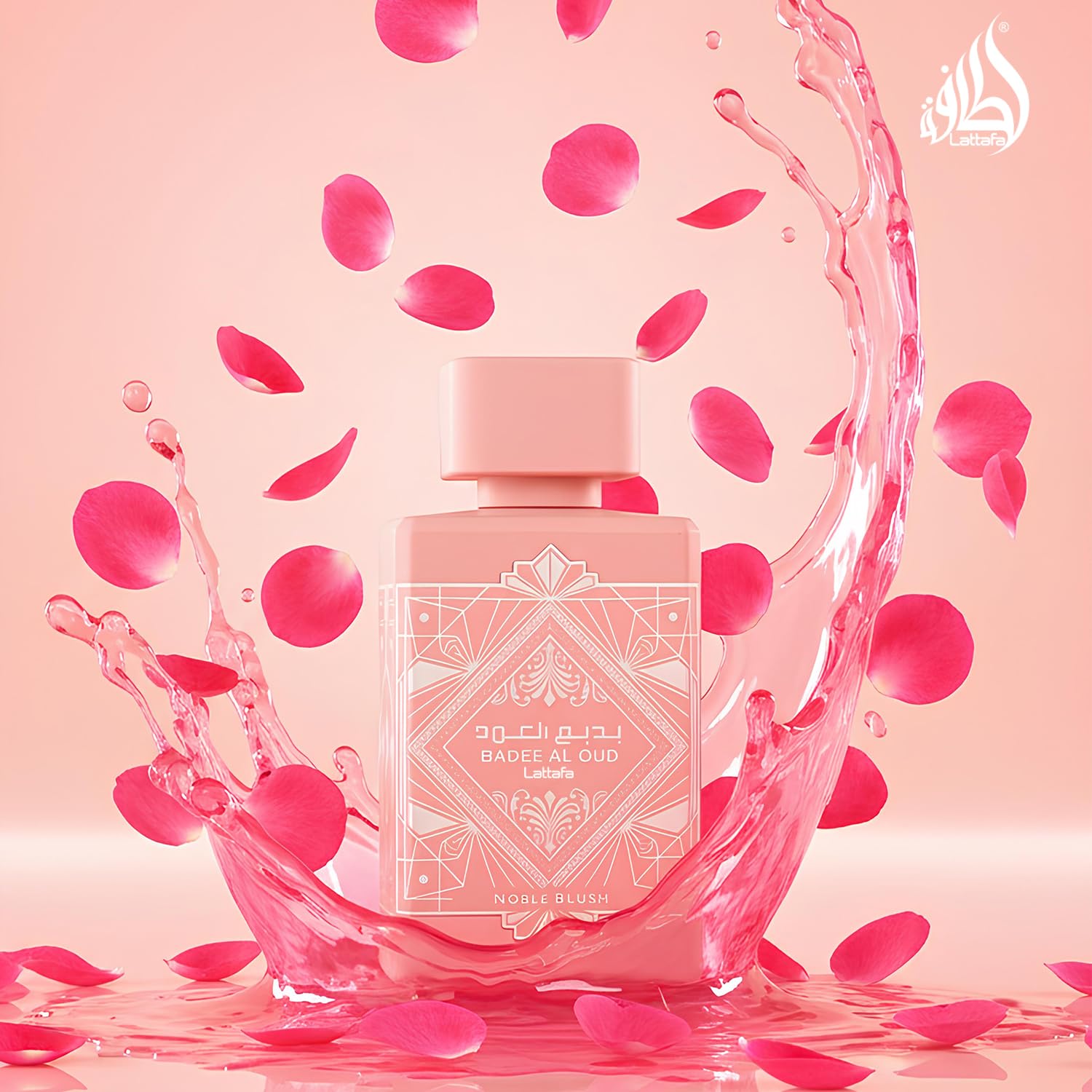 Lattafa Bade'e Al Oud Noble Blush for Unisex Eau de parfum Spray, 3.4 Ounce / 100 Ml - Image 6