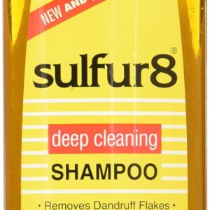 Sulfur8 Shampoo – Removes Dandruff Flakes, Restores Scalp pH Balance, Cleansing Formula for All Hair Types, No Active Sulfur (11.5 Fl Oz (Pack of 1))