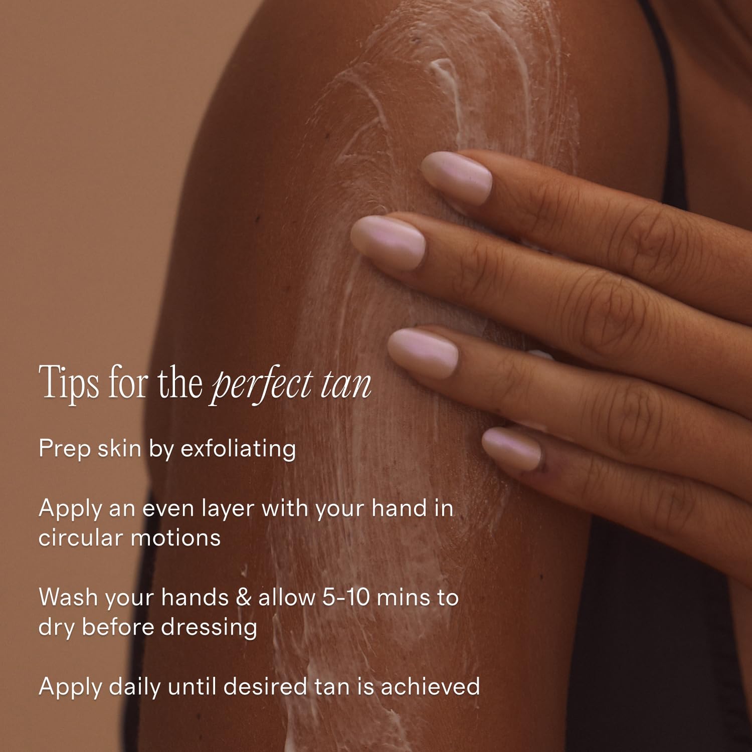 + Lux Unfiltered N°32 Summer Skin Deep Gradual Self Tanner, Hydrating Self Tanning Lotion - Shea Butter & Squalane - Non-Sticky, No Transfer, Natural-Looking Tan - Vegan Sunless Tanner - Santal - Image 6