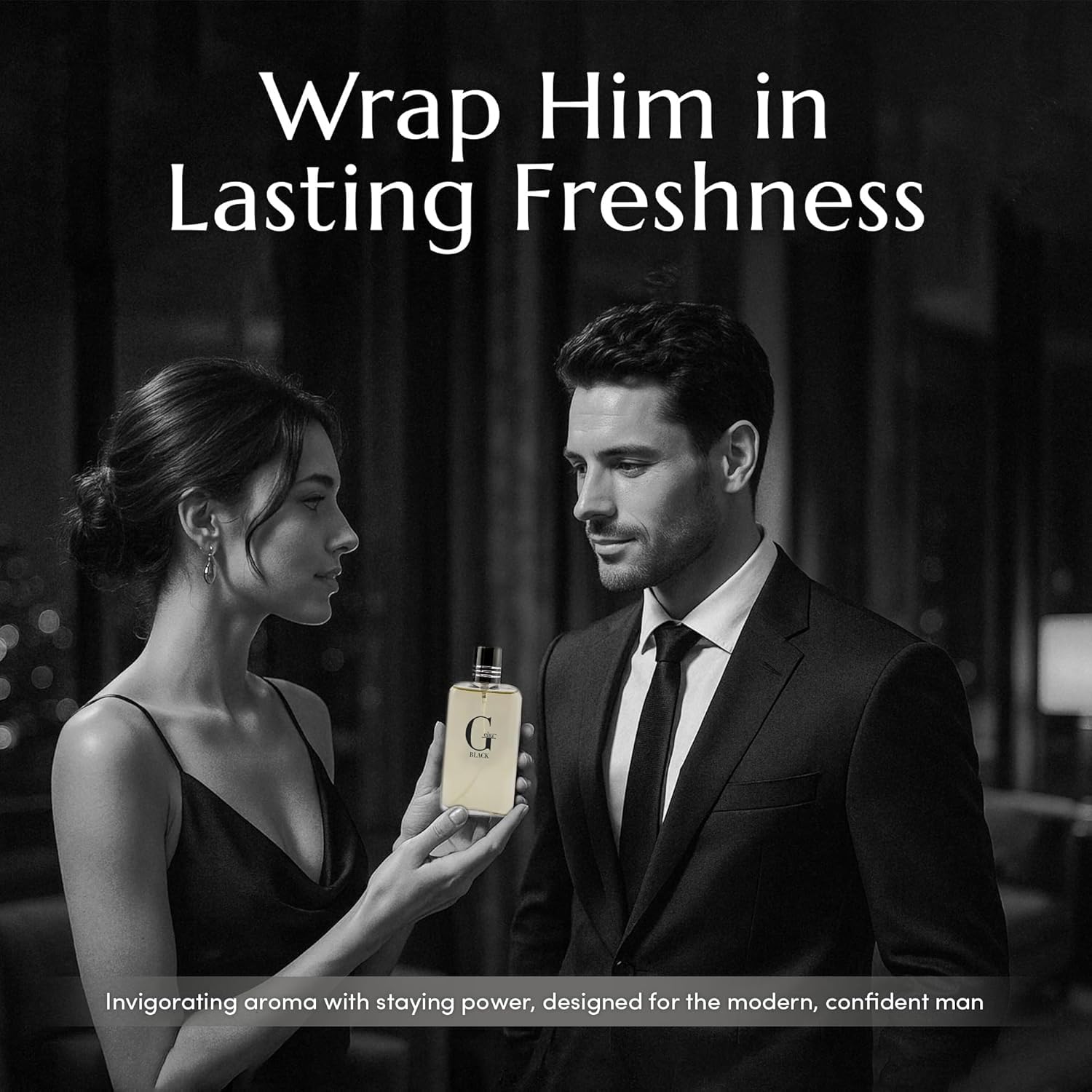 PB ParfumsBelcam G eàu Black Eau De Toilette Spray for Men – 100 mL Affordable, Long-Lasting Fresh Aquatic Fragrance & Spicy Aquatic Scent with Sandalwood & Patchouli for Day & Night Use - Image 6