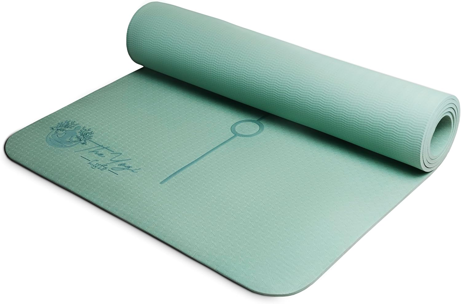 Recovery Lyfe Yoga Mat – “One Day at a Time” Engraving, Non-Slip Eco TPE, Sage Green, 72" x 24" x 6mm, Yoga & Meditation Mat for Recovery and Grounding - Image 5