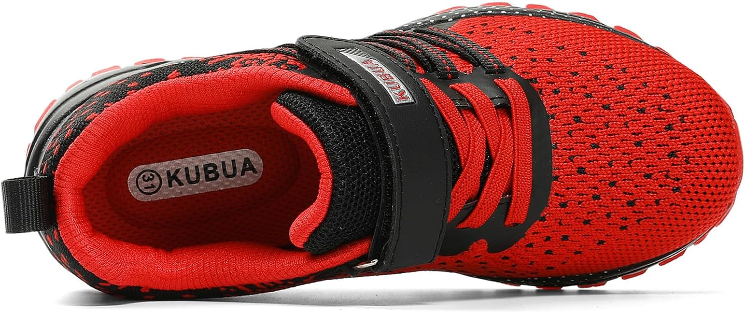 KUBUA Kids Sneakers for Boys Girls Running Tennis Shoes Lightweight Breathable Sport Athletic - Image 3