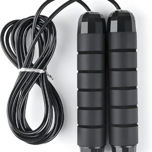 Jump Rope – Tangle-Free Rapid Speed with Ball Bearings -jump Rope for Men, Women, Kids and Adults – Home Exercise and Slim Body Adjustable Speed Jump Ropes for Fitness at Home Gym Workout