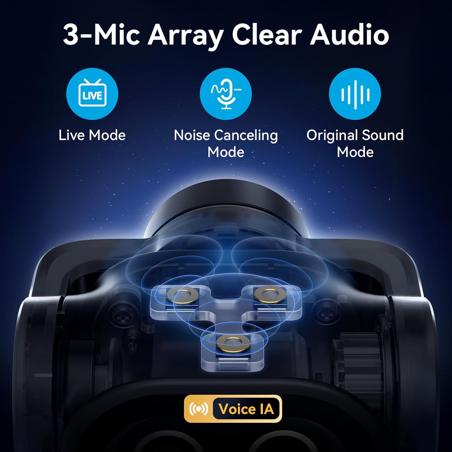 EMEET PIXY Dual-Camera AI-Powered PTZ Camera 4K, AI Tracking, PDAF&AI Autofocus 0.2s, 1/2.55'' Sony Sensor, 3 Mics, Presets, Gesture Control, 4K Webcam for Streaming and OBS/Twitch/Switch 2 Compatible - Image 6