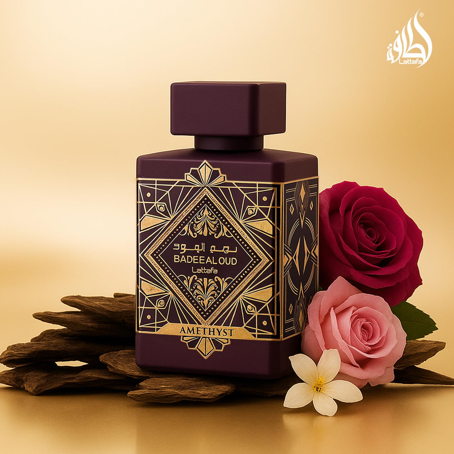 Lattafa Bade'e Al Oud Amethyst for Unisex Eau de Parfum Spray, 3.4 Ounce / 100 Ml - Image 7